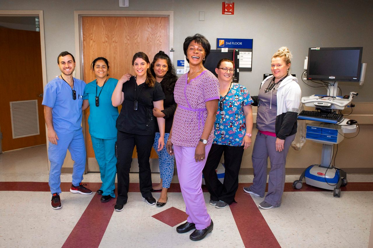 A group of Atlantic Health nurses.