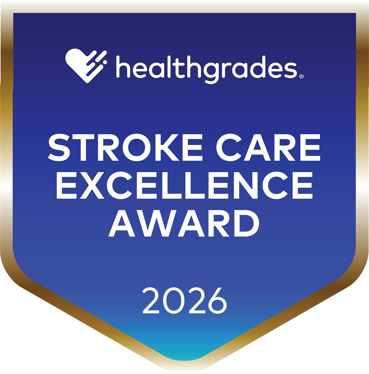 A 2026 Healthgrades Stroke Care Excellence Badge