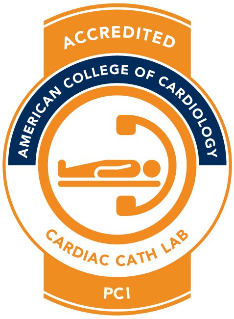 Logo for accreditation by the American College of Cardiology