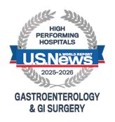 U.S. News & World Report High Performing in Gastroenterology & GI Surgery (2025)