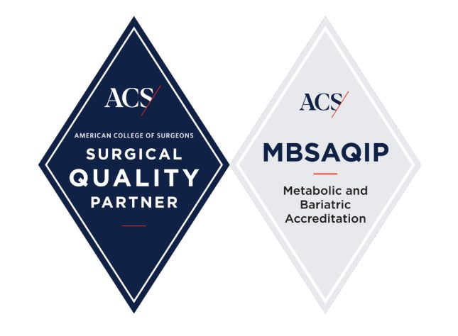 As an MBSAQIP accredited center, we are also an ACS Surgical Quality Partner