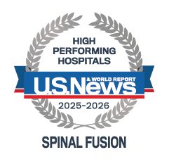US News High Performing for Spinal Fusion