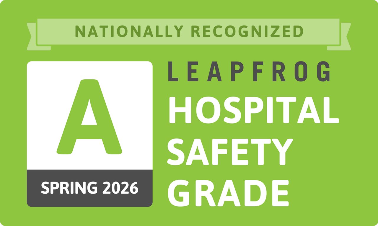 Leapfrog Hospital Safety Grade A award