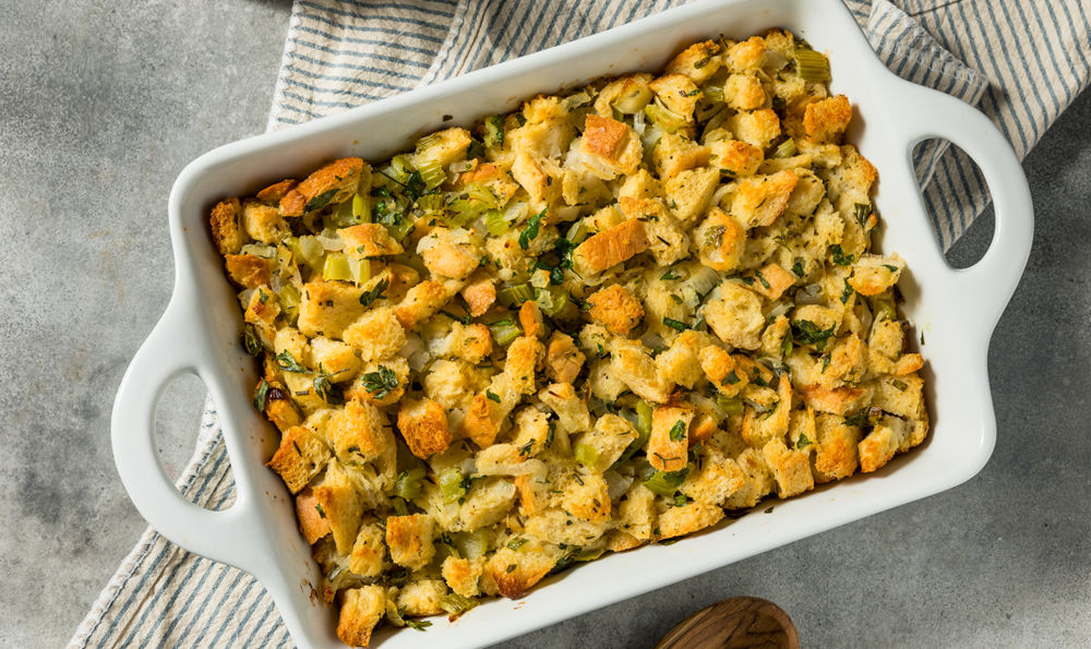 Whole-Grain Caramelized Onion and Apple Stuffing 