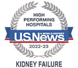 US News High Performing Kidney Failure