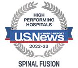 US News High Performing for Spinal Fusion