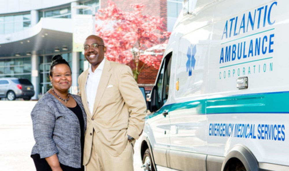Barry and wife Atlantic Ambulance