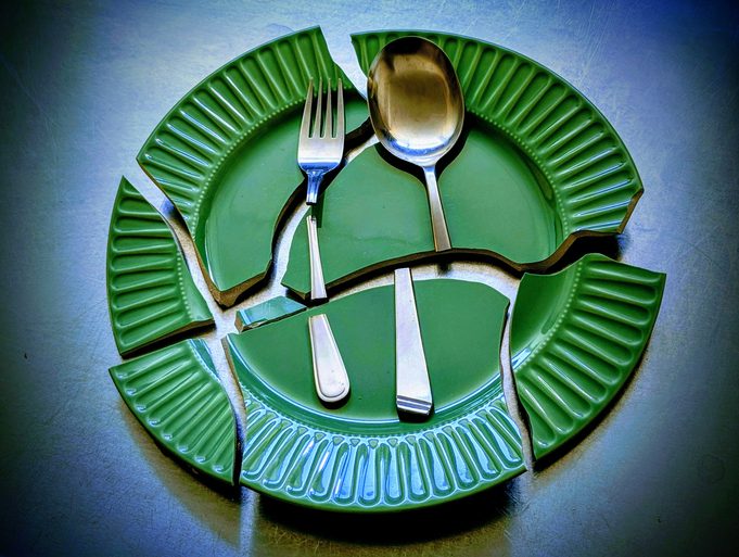 Broken Plate on the diet
