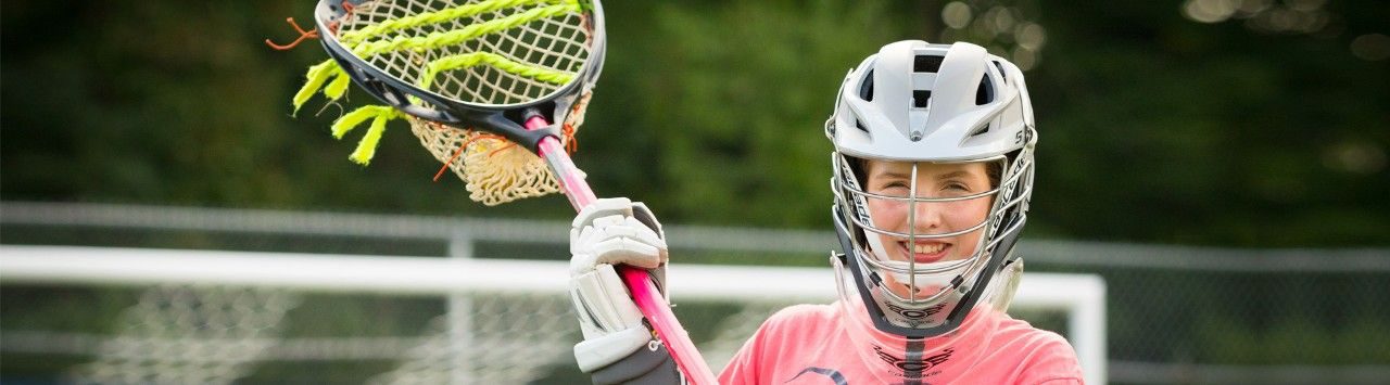Child playing lacrosse