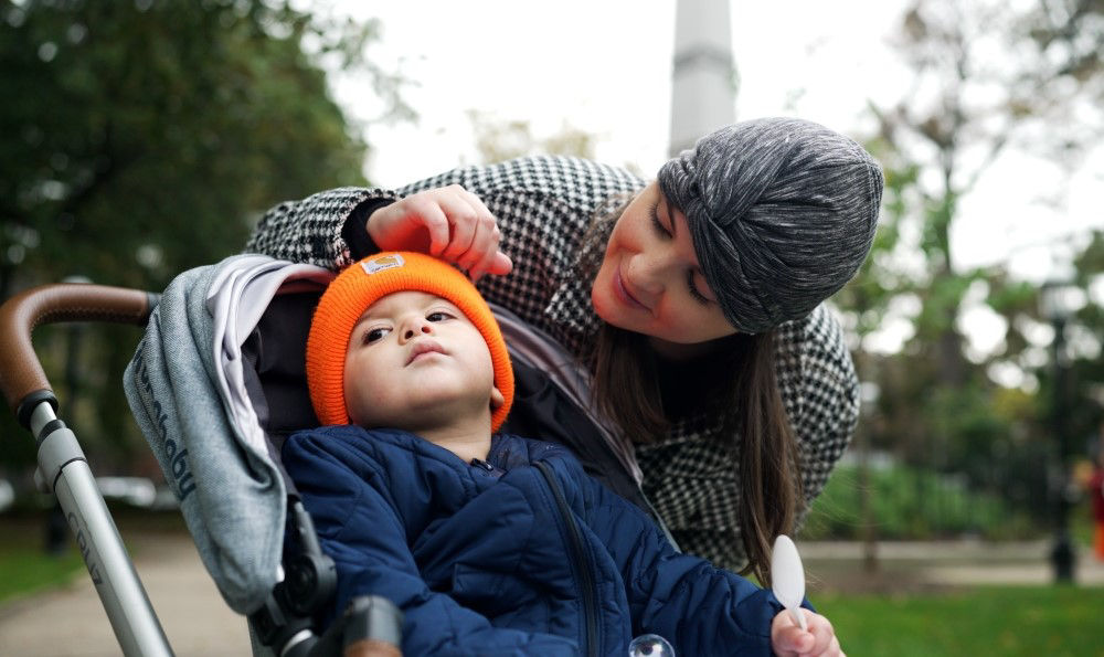 Isabel and her son.