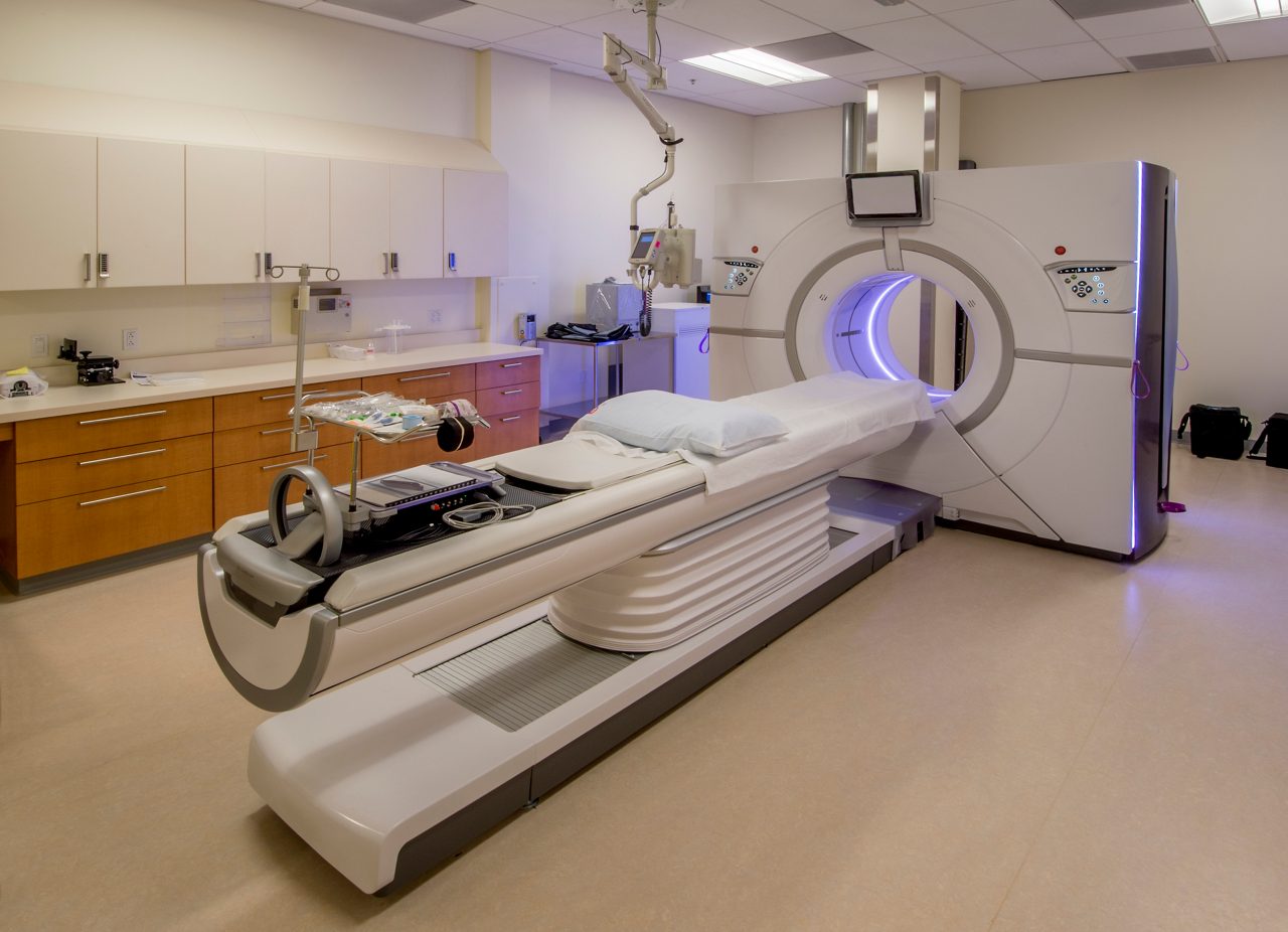 Magnetic resonance imaging machine.