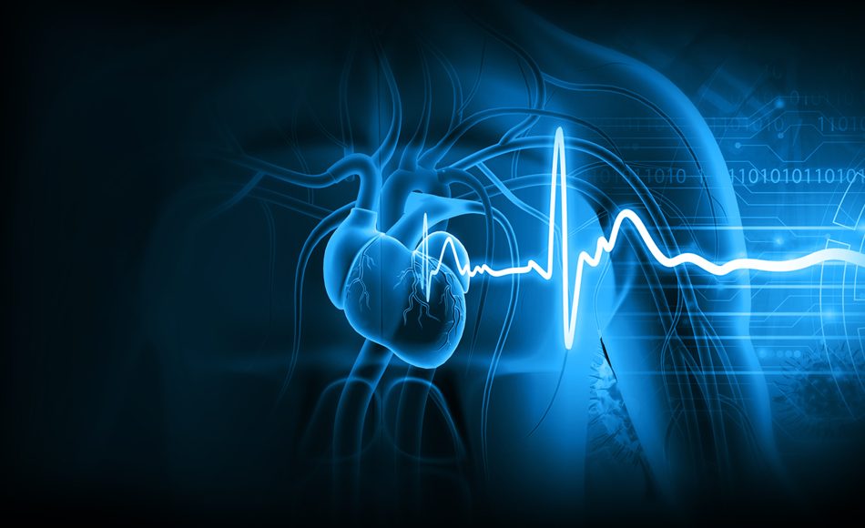 Stylized image of a heart and EKG line.